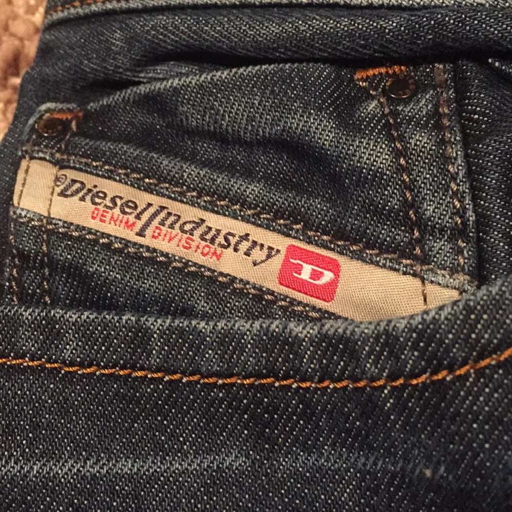 Dark blue denim jeans by Diesel